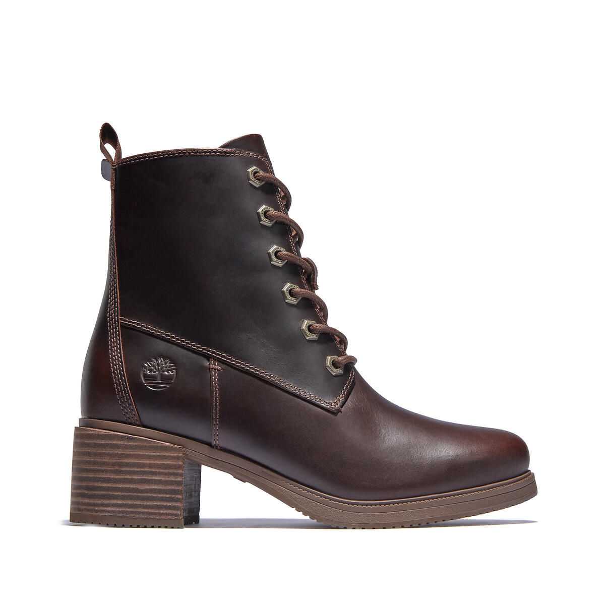 Dalston vibe bootie w ankle boots in leather, brown, Timberland | La ...