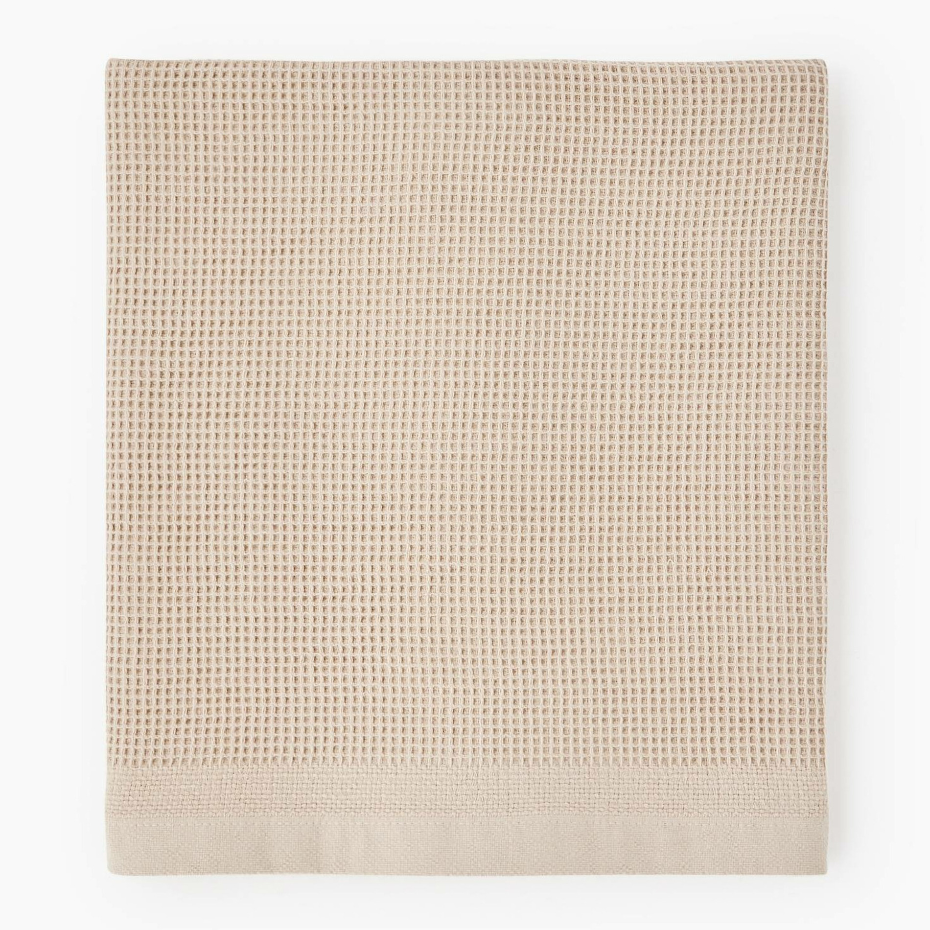 Drap de bain nid abeille, 70x140cm, 100% coton bio, MONOPRIX