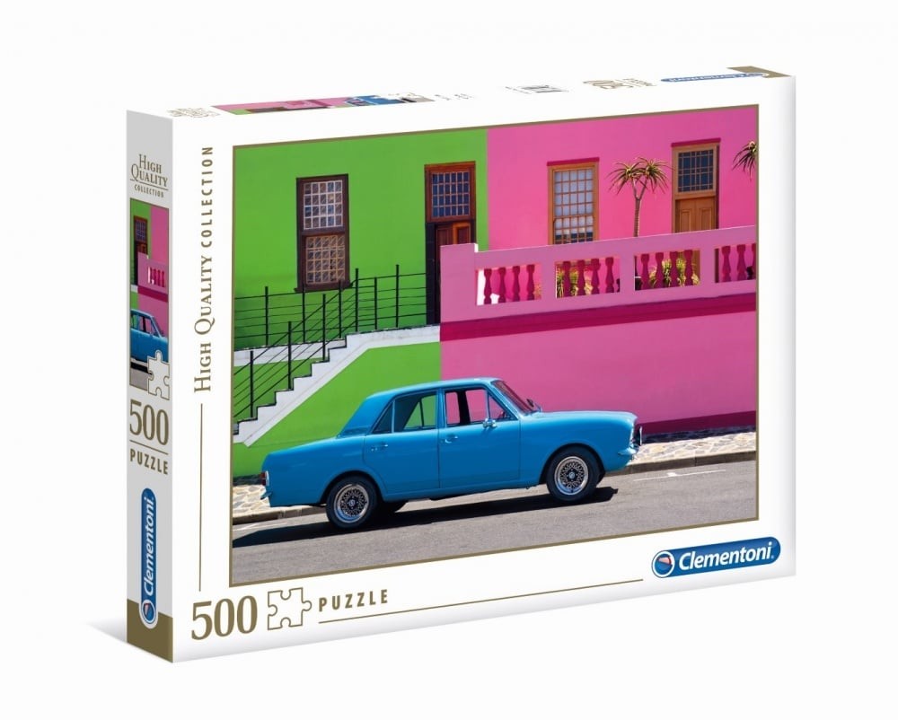 Puzzle 500 Pièces The Blue Car - Clementoni, CLEMENTONI