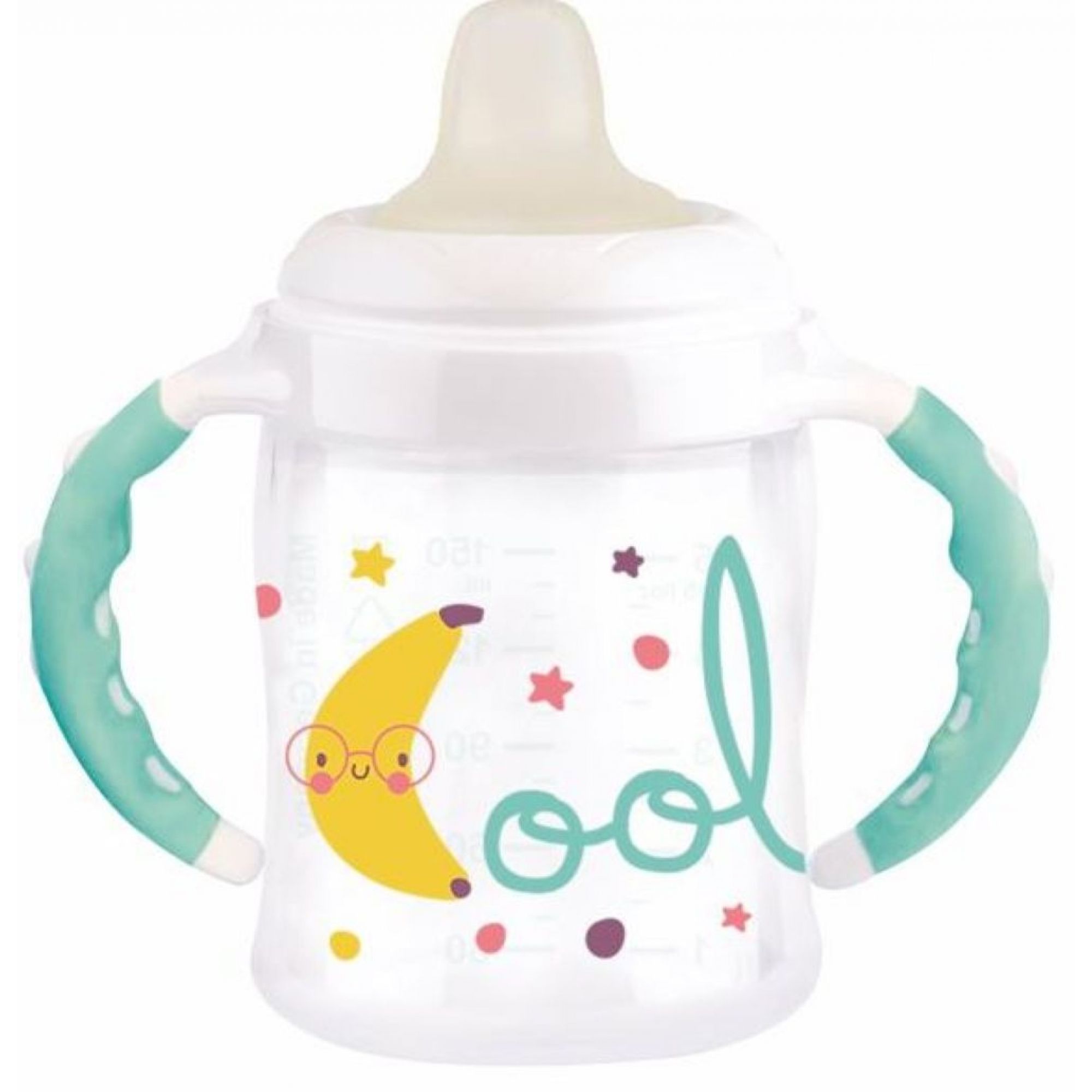 Tasse embout bec souple 150ml avec poignées, TIGEX