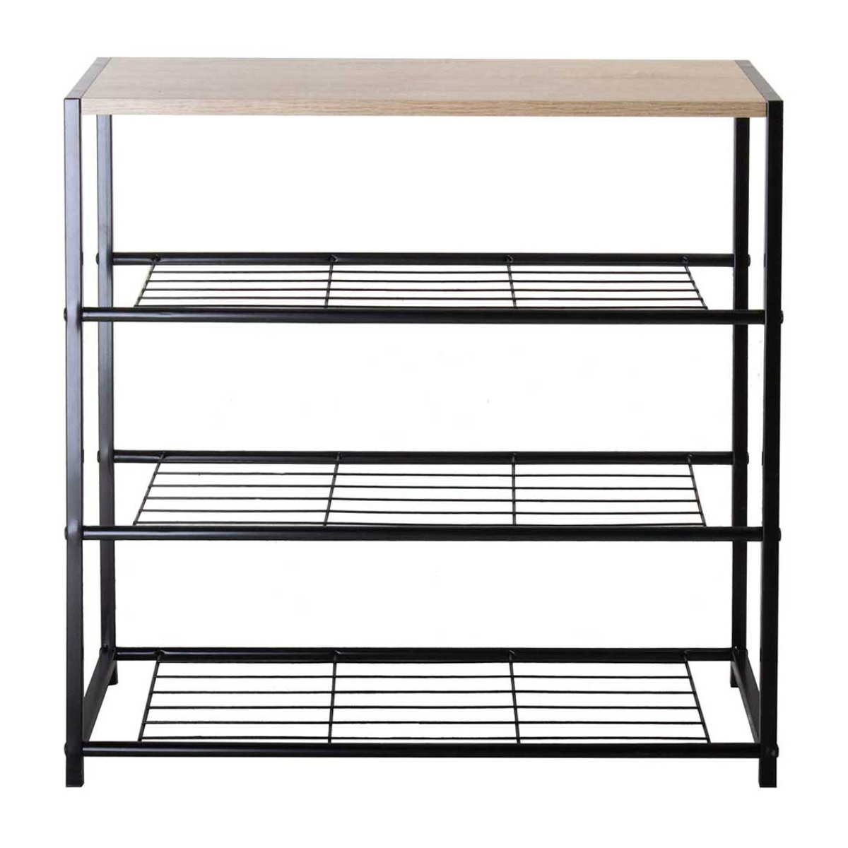 Etagère à chaussures 4 niveaux en acier - LEXIE, CALICOSY