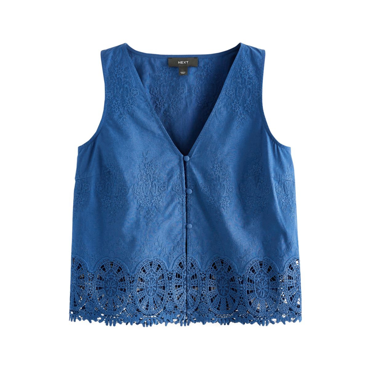 Gilet avec bordures en crochet, NEXT