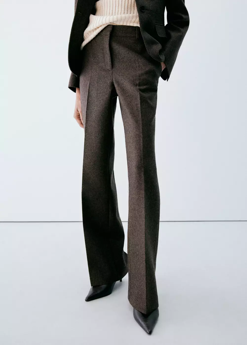 Pantalon de tailleur droit, MANGO