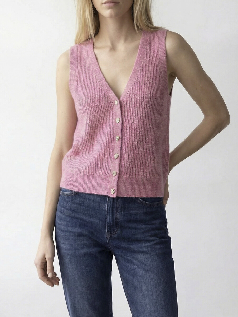 Cardigan senza maniche con scollo a V, VILA