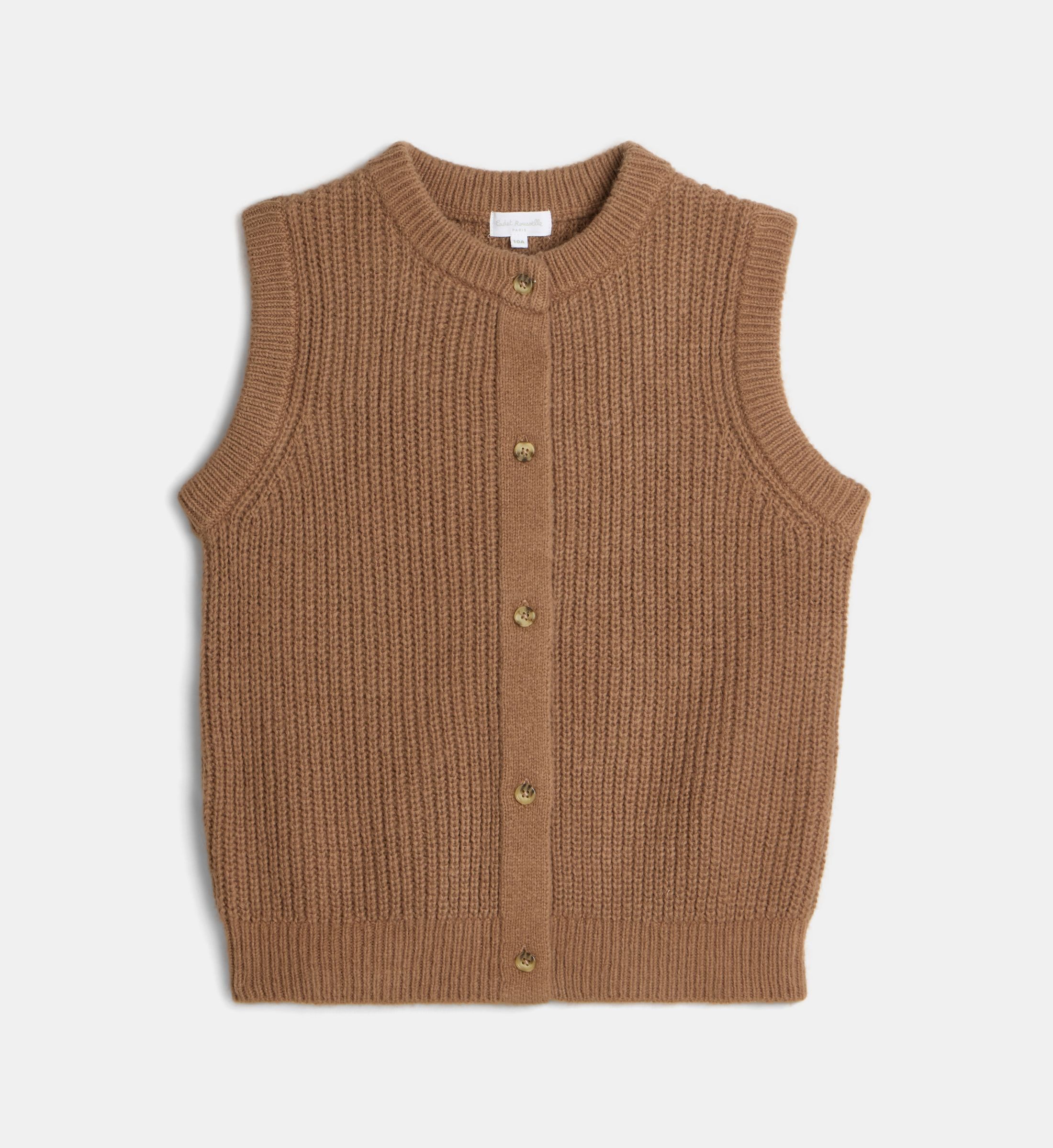 Gilet sans manches tameousse kids maille, CADET ROUSSELLE