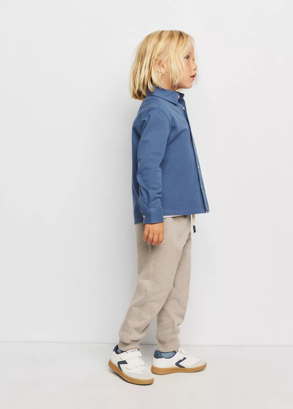 Pantalon jogging détail imprimé, MANGO BABY