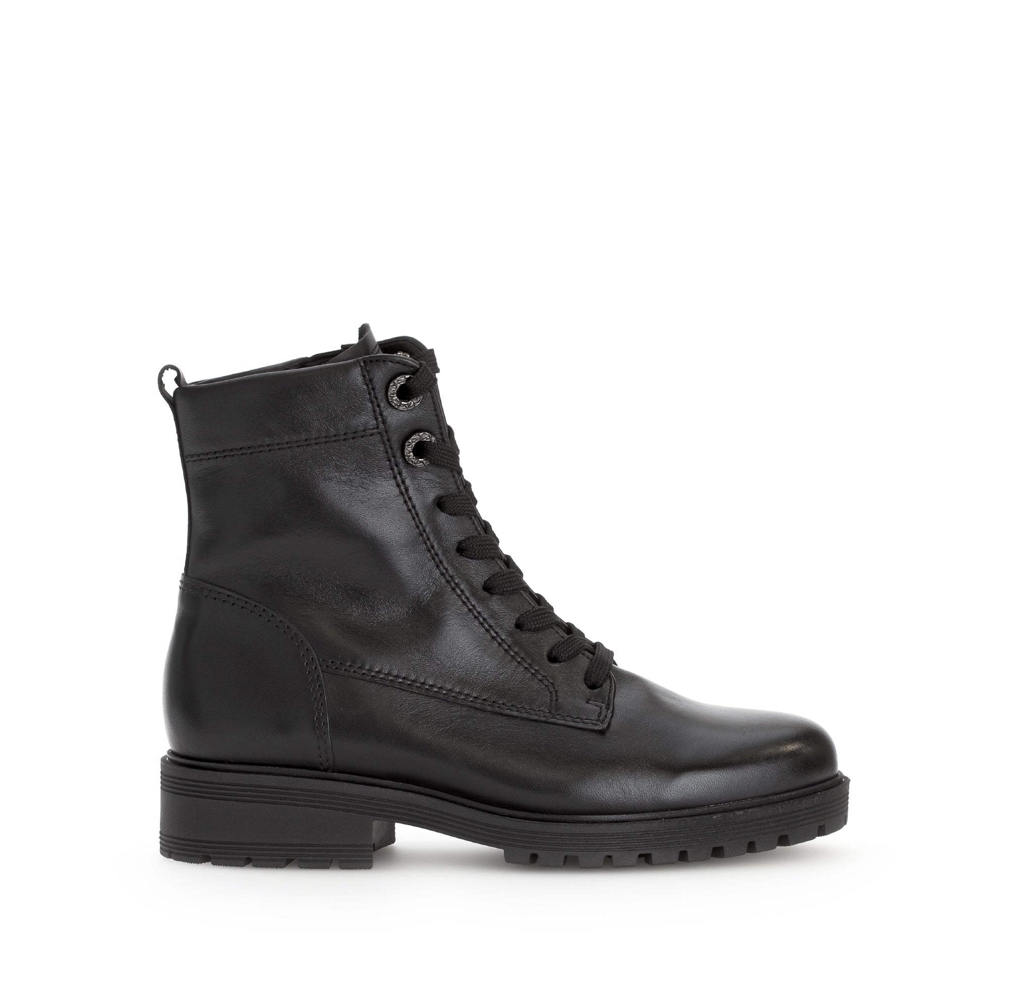 Bottines en cuir verni à talon décroché, GABOR