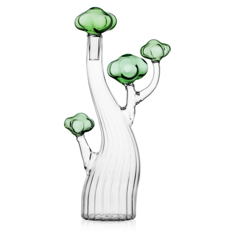 Carafe sculpturale verre arbre TALKING TREES, ICHENDORF