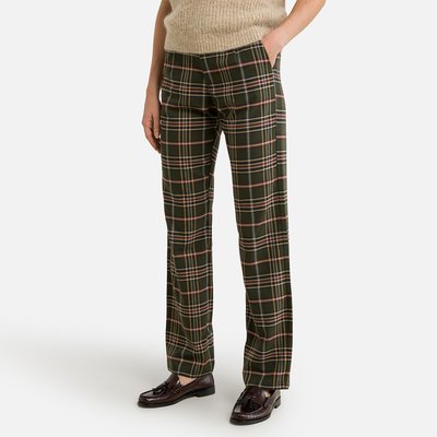 Alba Island Checked Trousers with Wide Leg FREEMAN T. PORTER