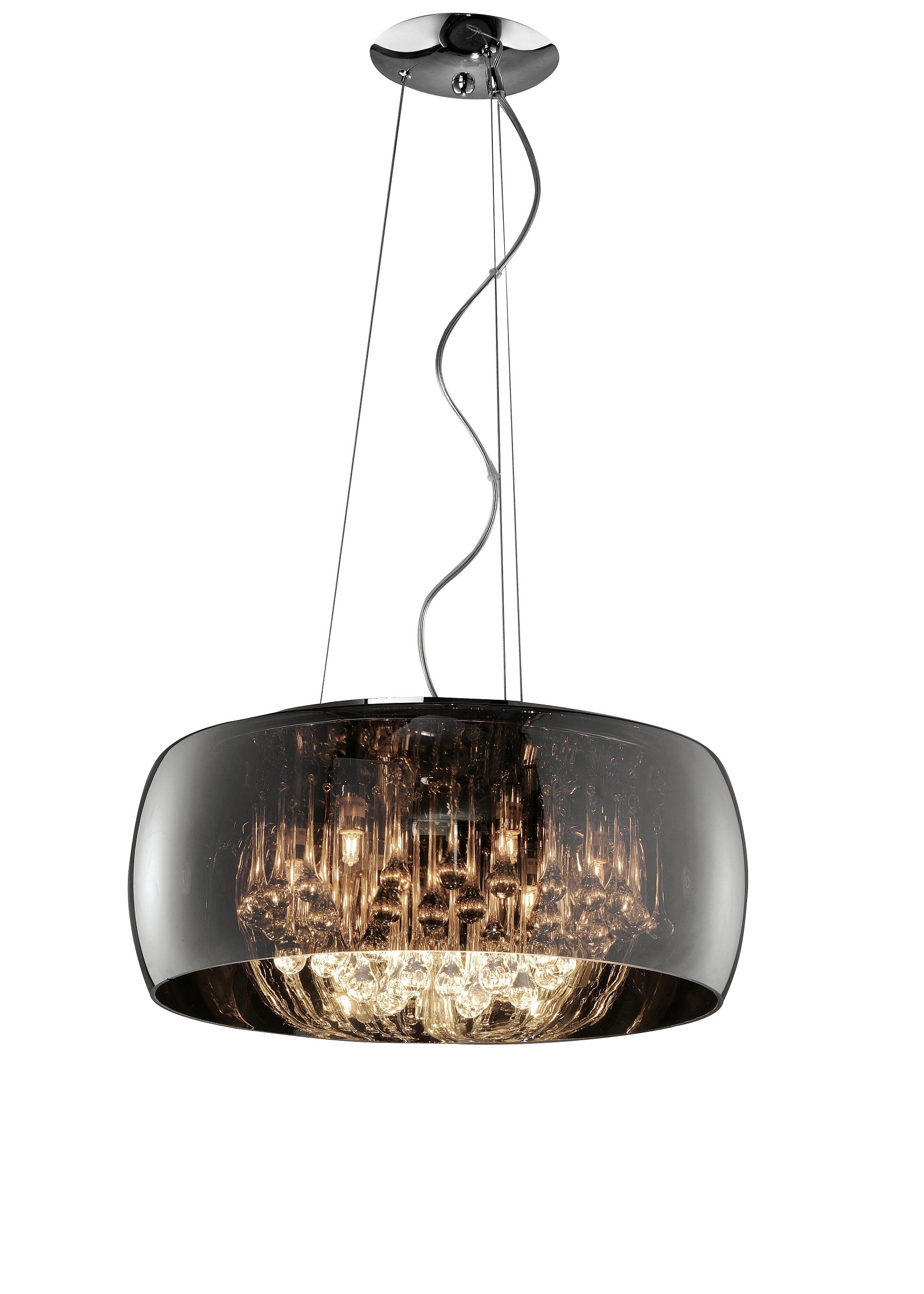 Suspension en verre design, D.150 , VAPORE, TRIO