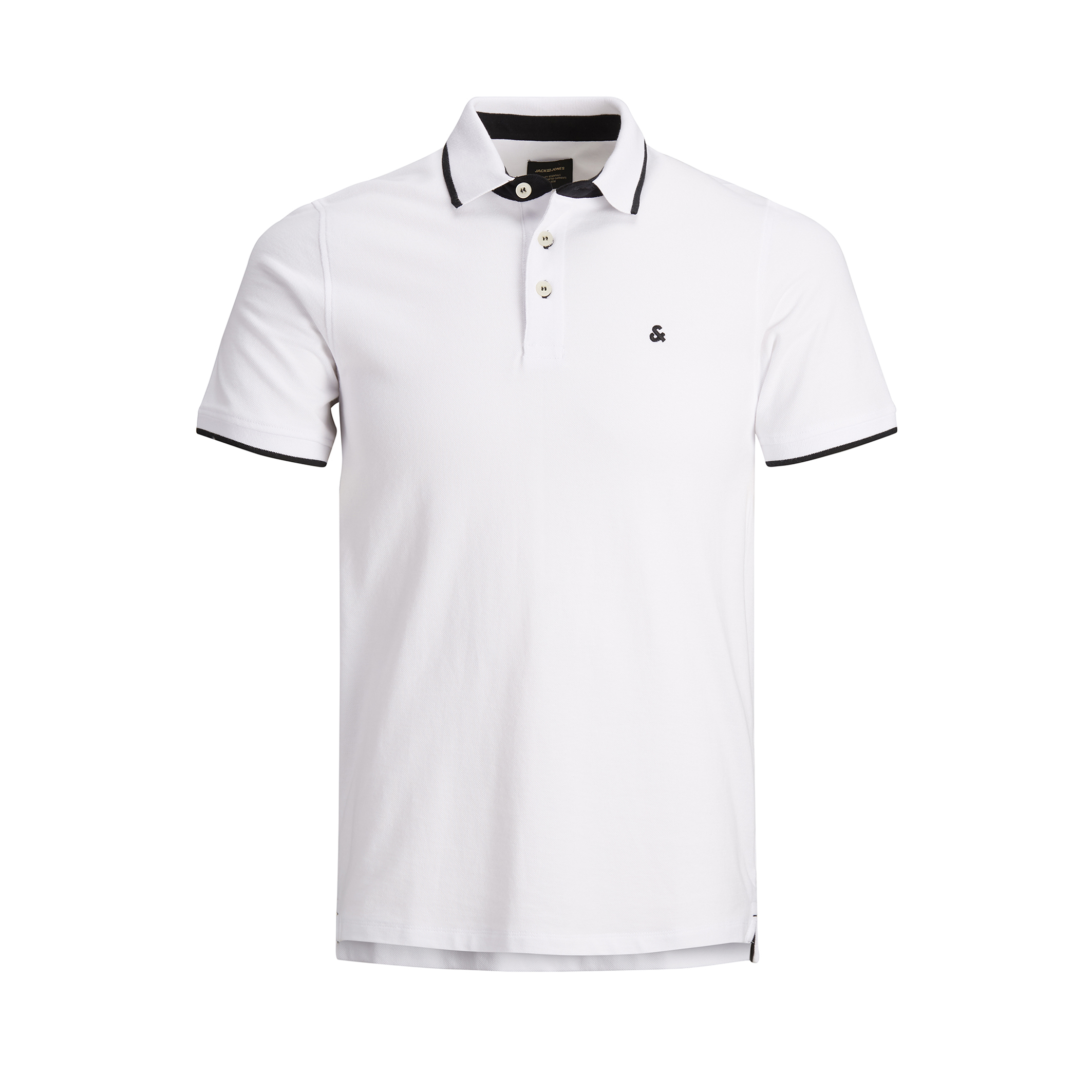 Polo de mangas curtas, em malha piqué