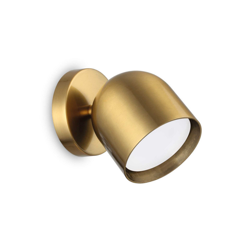 Applique spot métal laiton brossé Dodo orientable, MILLUMINE