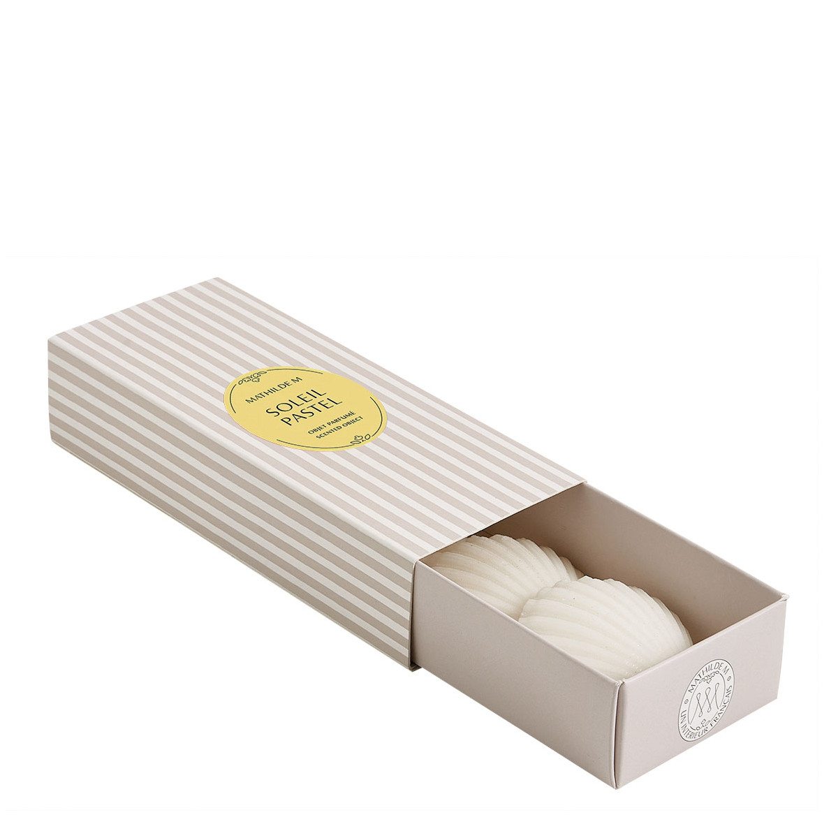 Coffret de 3 décors fondants en cire parfumée, MATHILDE M