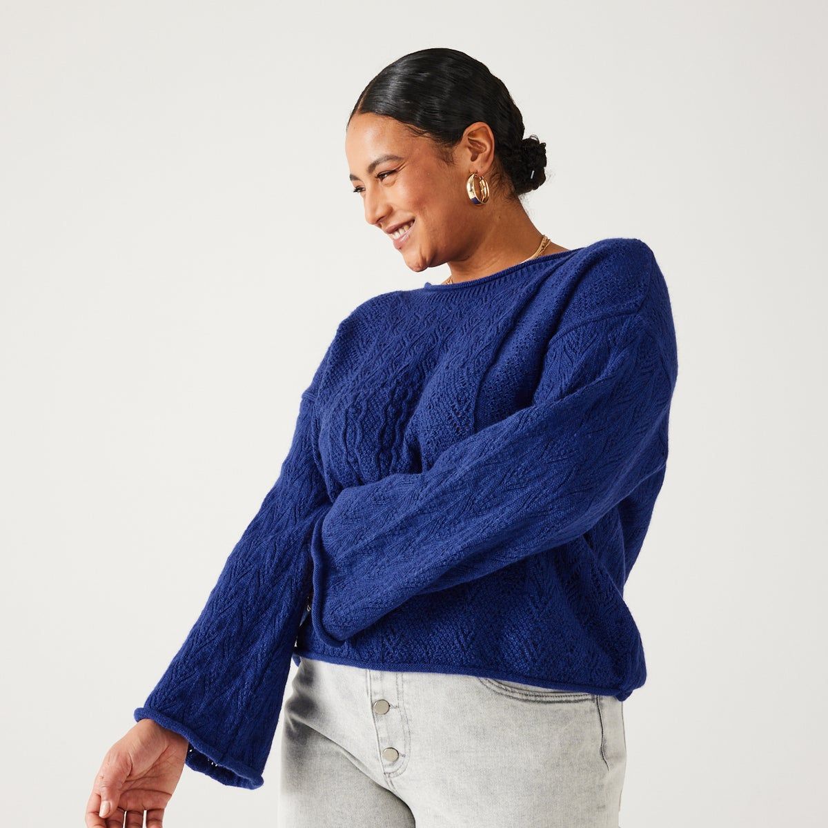 Pull bleu cobalt online