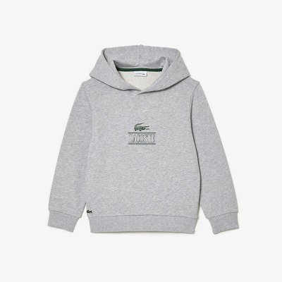Hoodie in molton LACOSTE