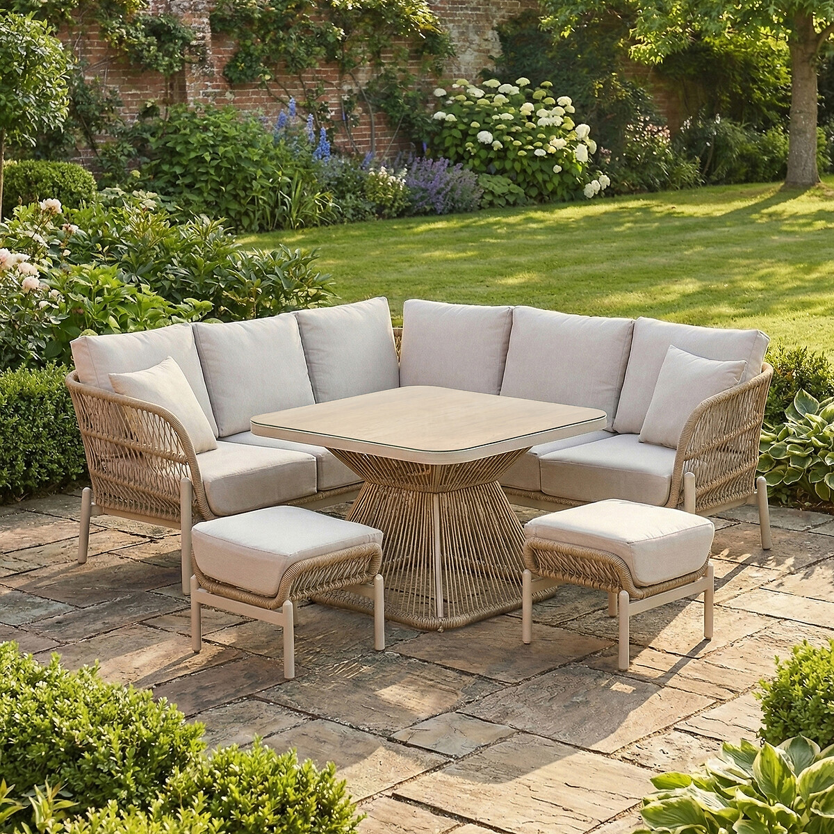 Bellagio Garden 6 Seater Corner Seating Set, SO'HOME