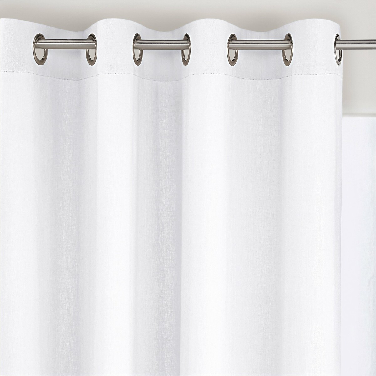 Odorie Linen / Viscose Radiator Curtain with Eyelets