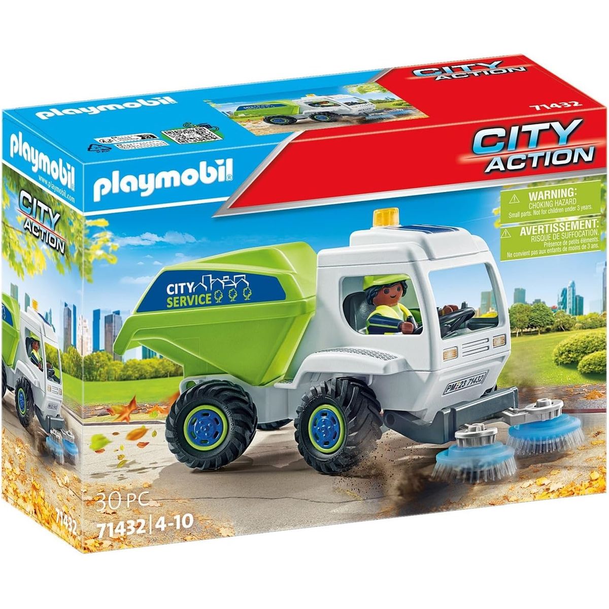 Camion de recyclage Playmobil, 4 ans et plus
