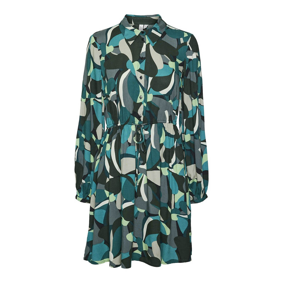 Robe chemise évasée, VERO MODA