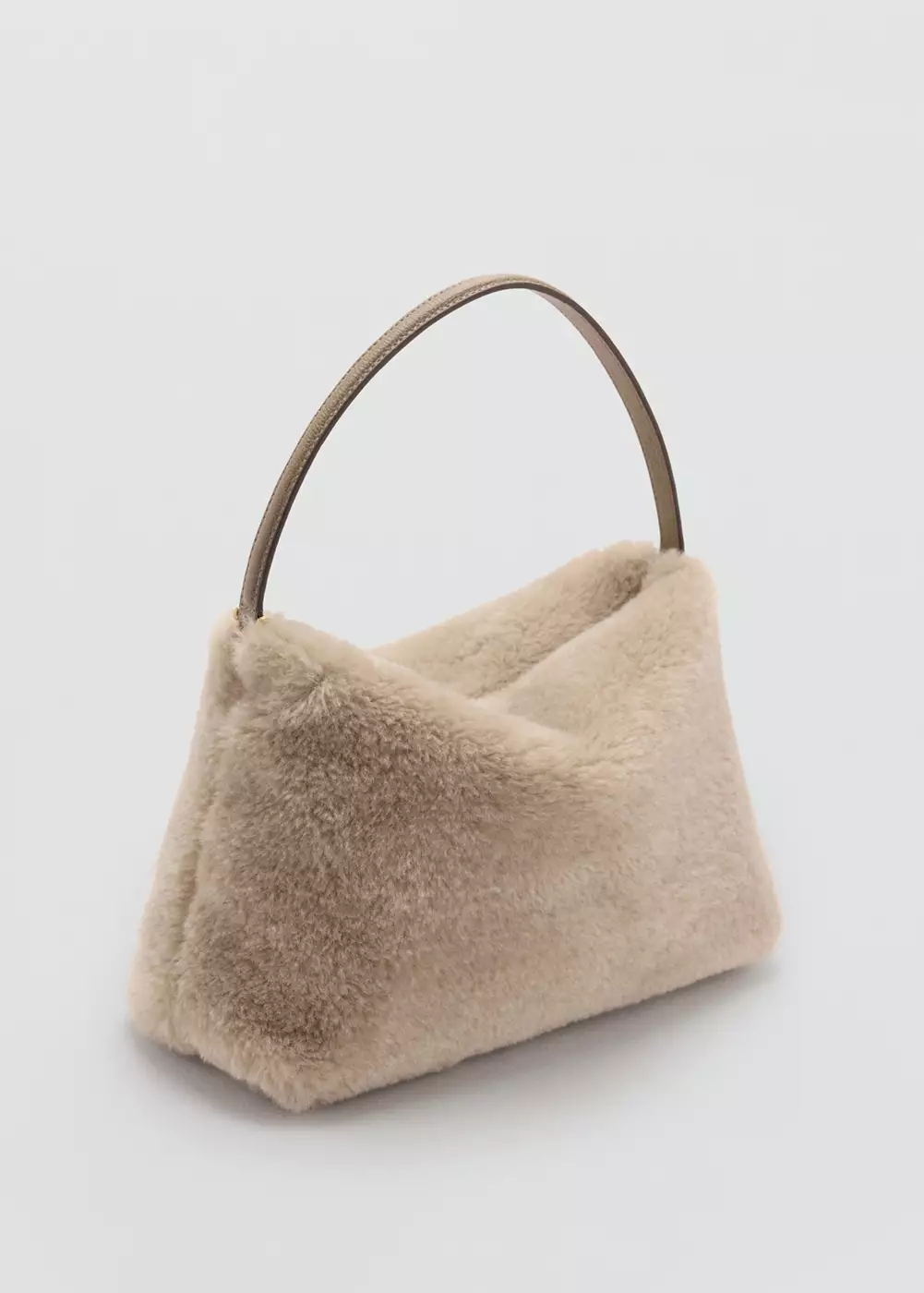 Sac seau imitation mouton, MANGO