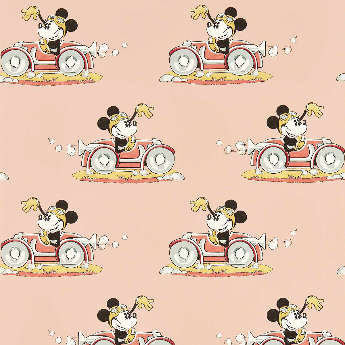 Minnie On The Move Candy Floss Wallpaper, SANDERSON X DISNEY