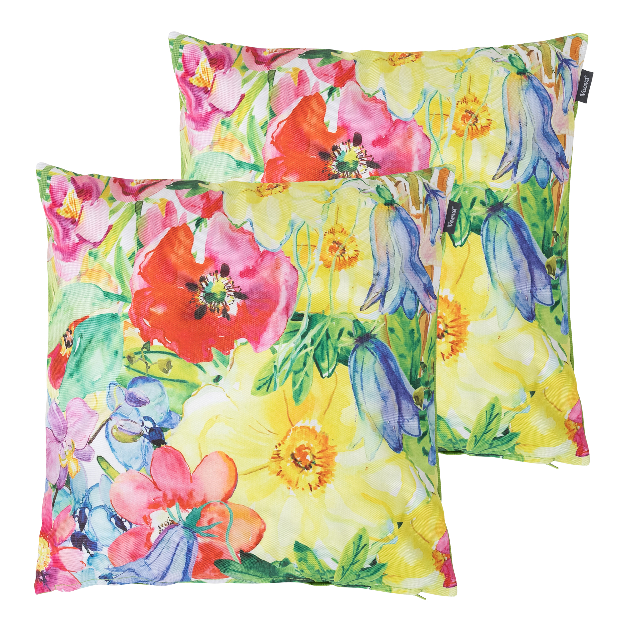 Lot de 2 coussins extérieur, FLORAL, VEEVA