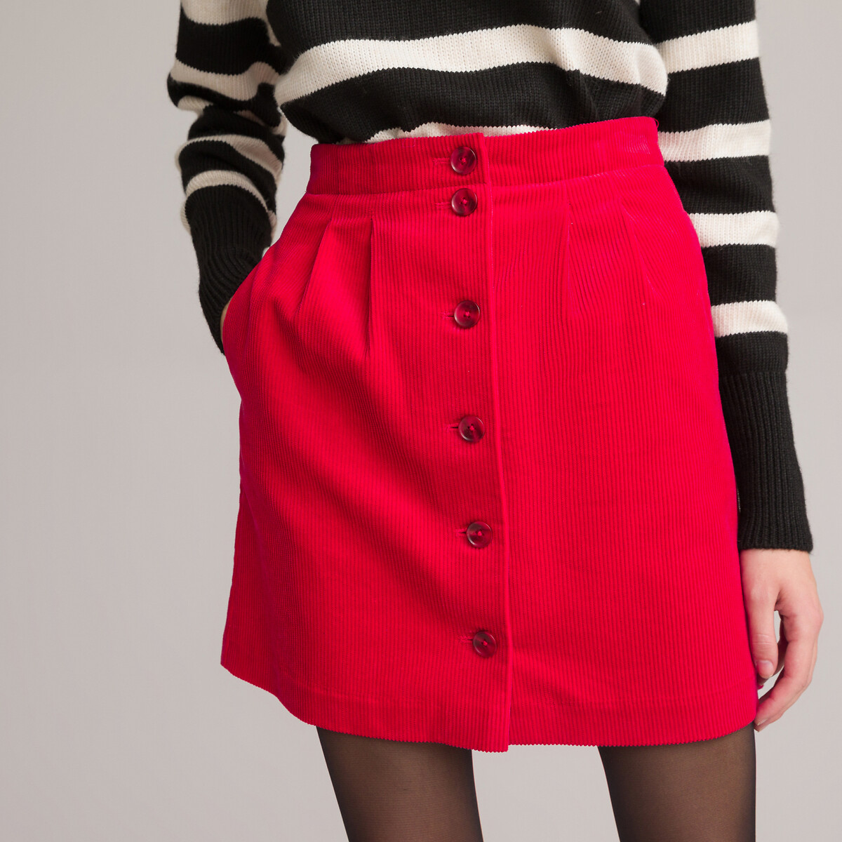 La Redoute Femme Vêtements Jupes Mini-jupes Mini-jupe ajustée rétro 