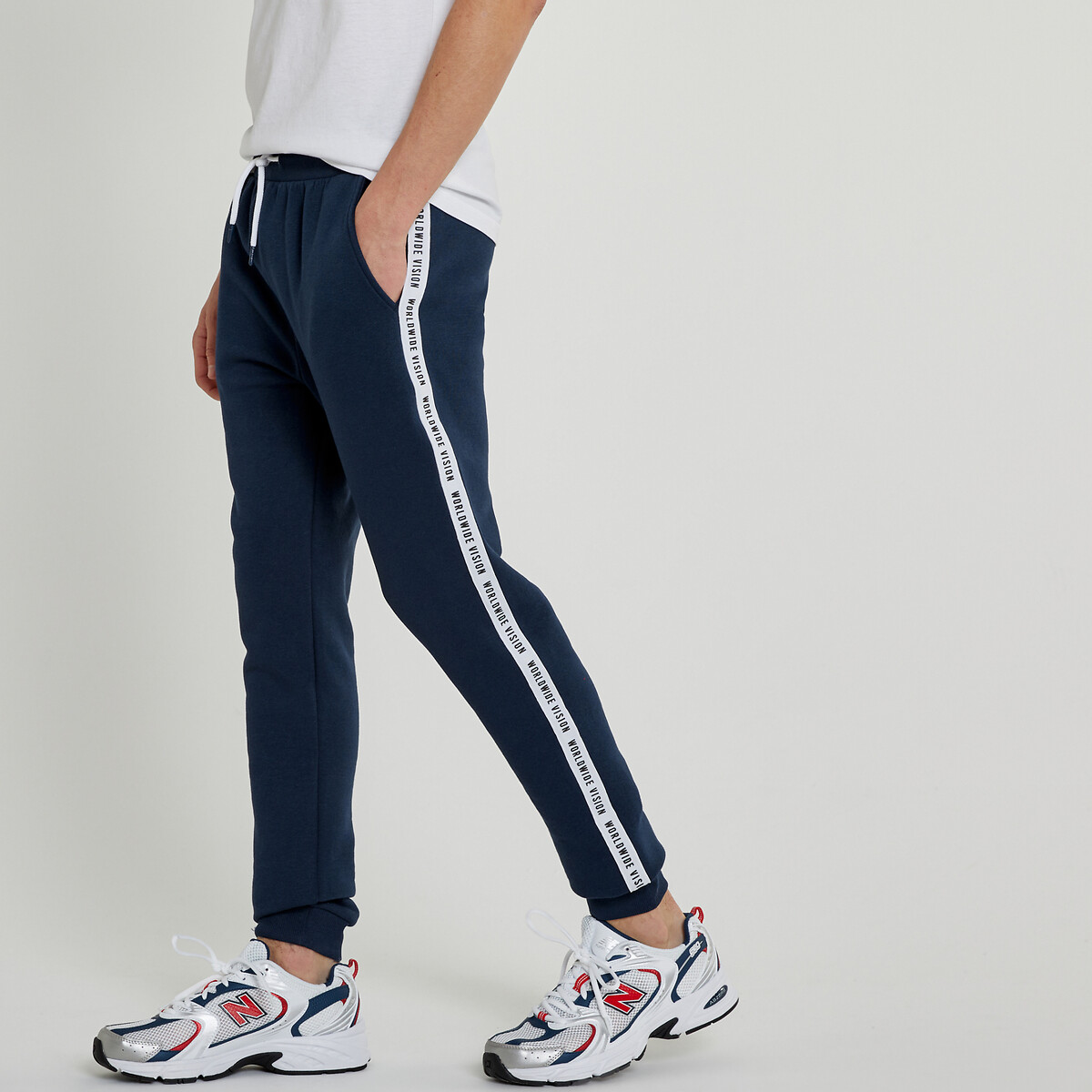 Nike joggers with taped top side stripe