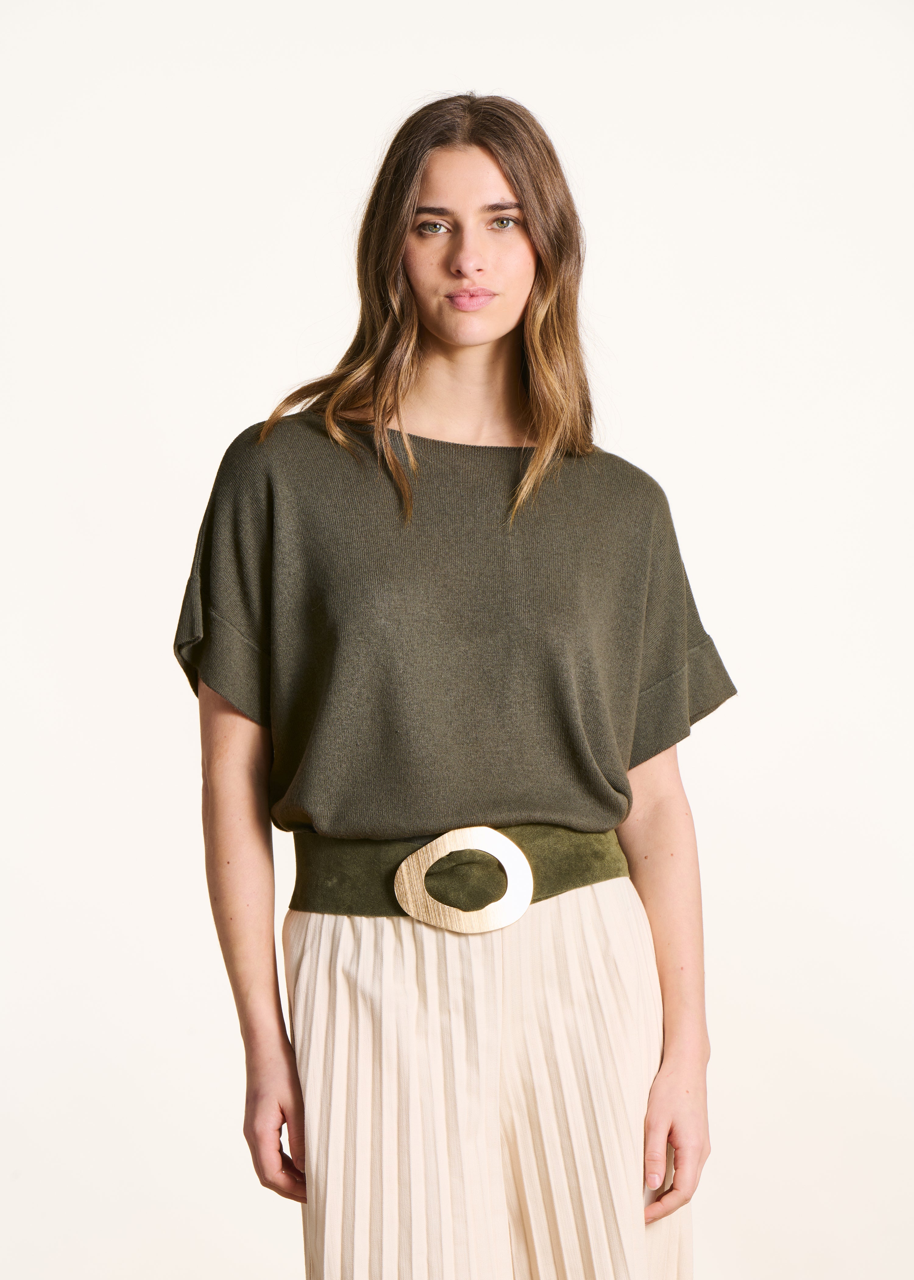 Pull en maille fine encolure bateau, LA FEE MARABOUTEE