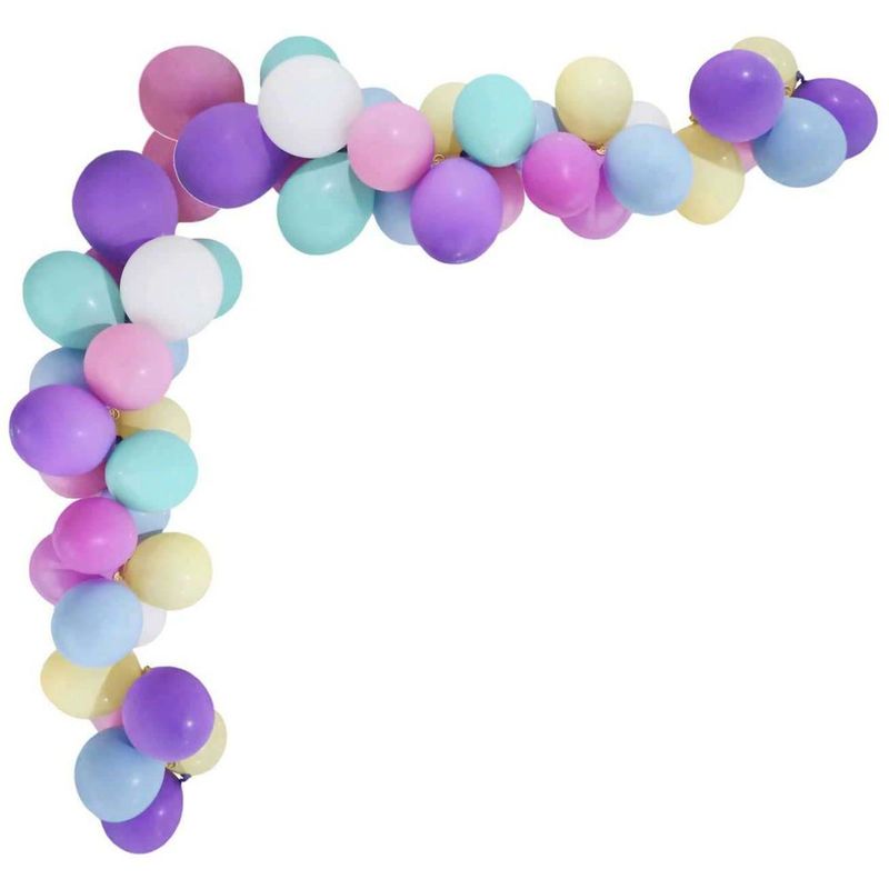 Arche ballons d corative couleurs pastels Couleur multicolore