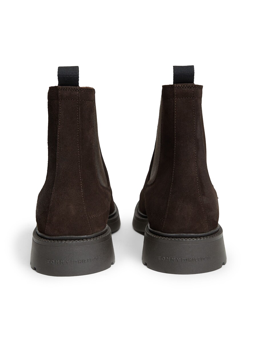 Tommy Hilfiger botas Chelsea de ante Soho en marrón oscuro — foto 5