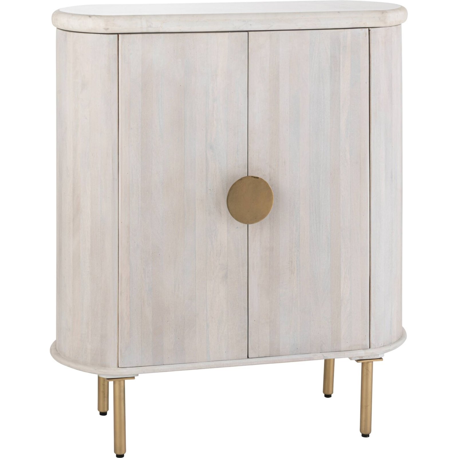 Meuble de rangement en bois et marbre, RECOLLECTION