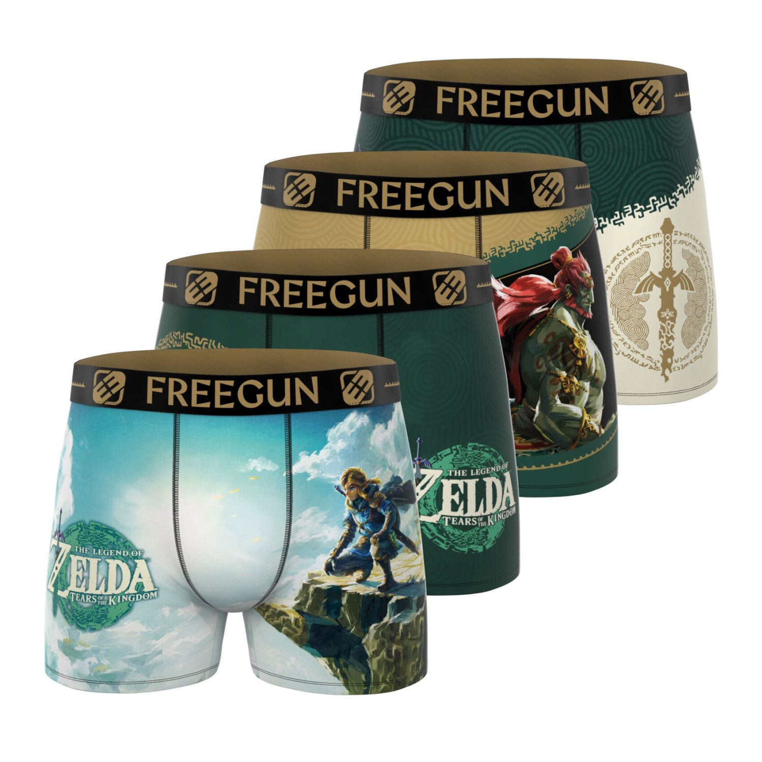 Lot De 4 Boxers Zelda, FREEGUN