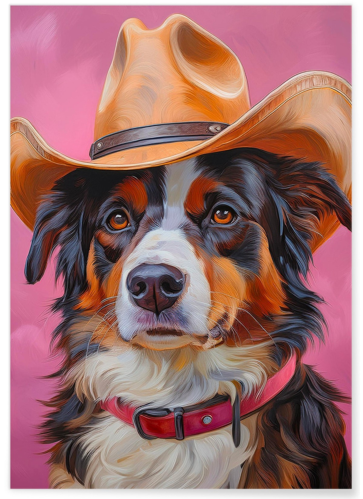 Affiche Chien cowboy pop art, L'AFFICHERIE