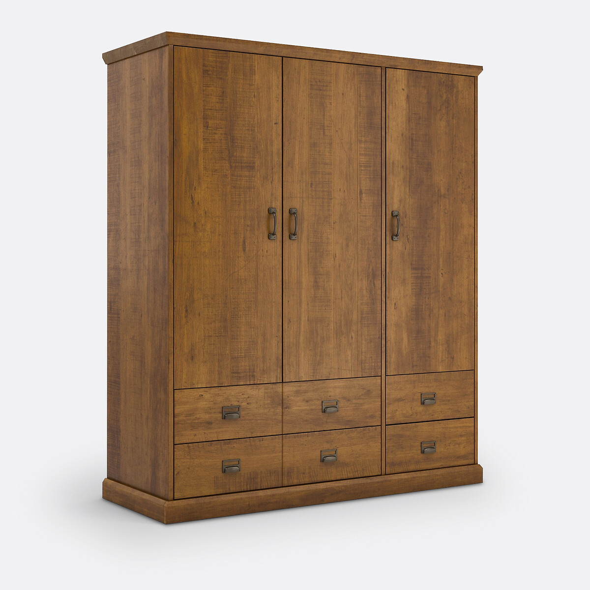 Lindley Triple 4-Drawer Pine Wardrobe, LA REDOUTE INTERIEURS