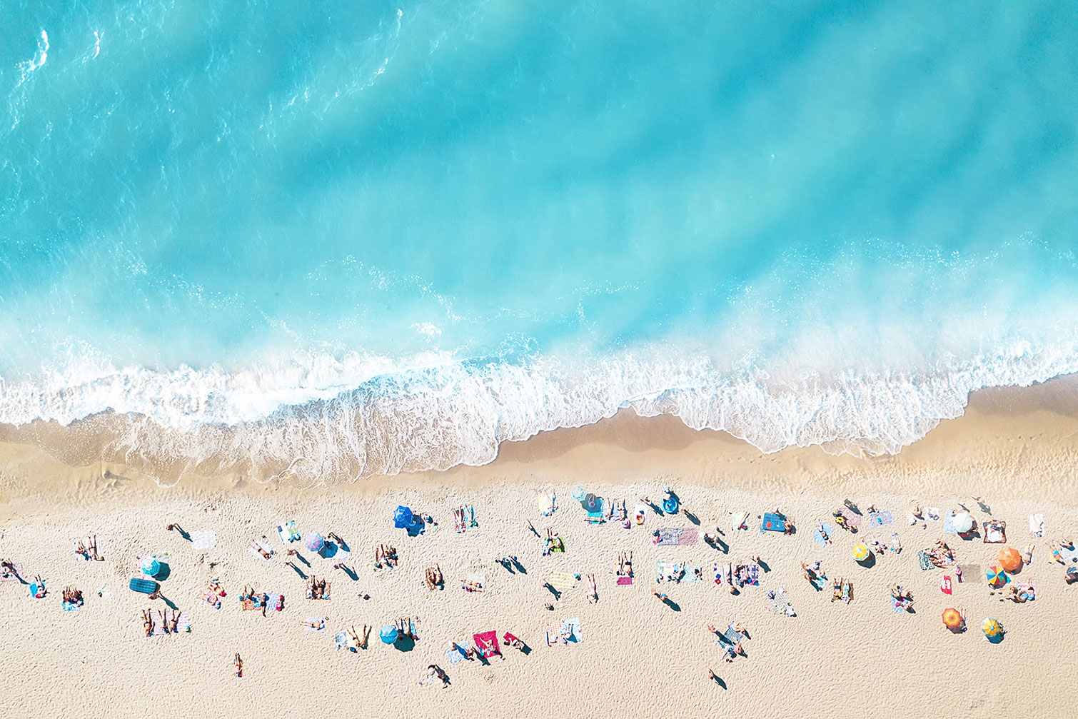 Tableau plage beach lovers for ever, HEXOA