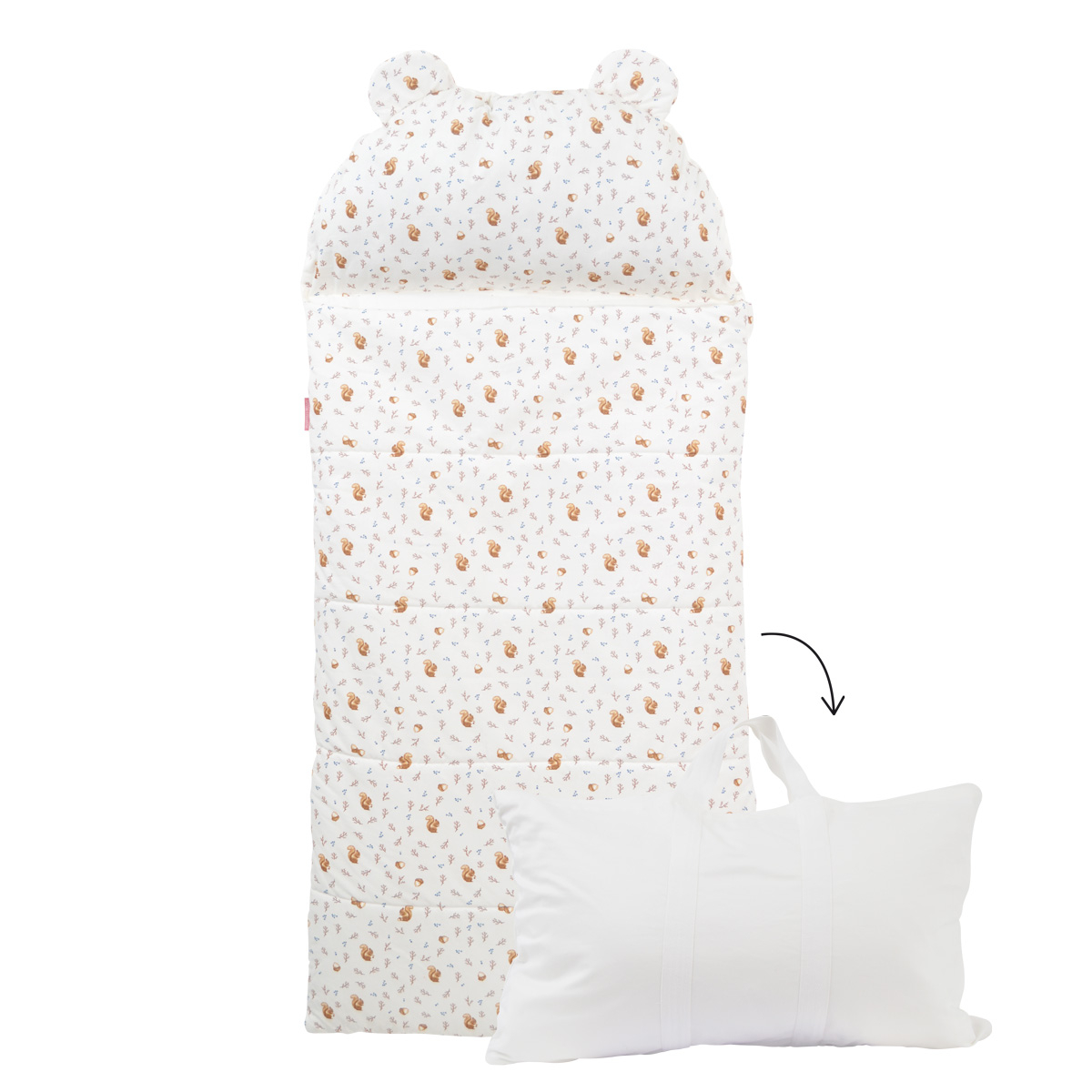 Sac de couchage enfant 'FilOdoo' NOISETTE, LITTLE CREVETTE