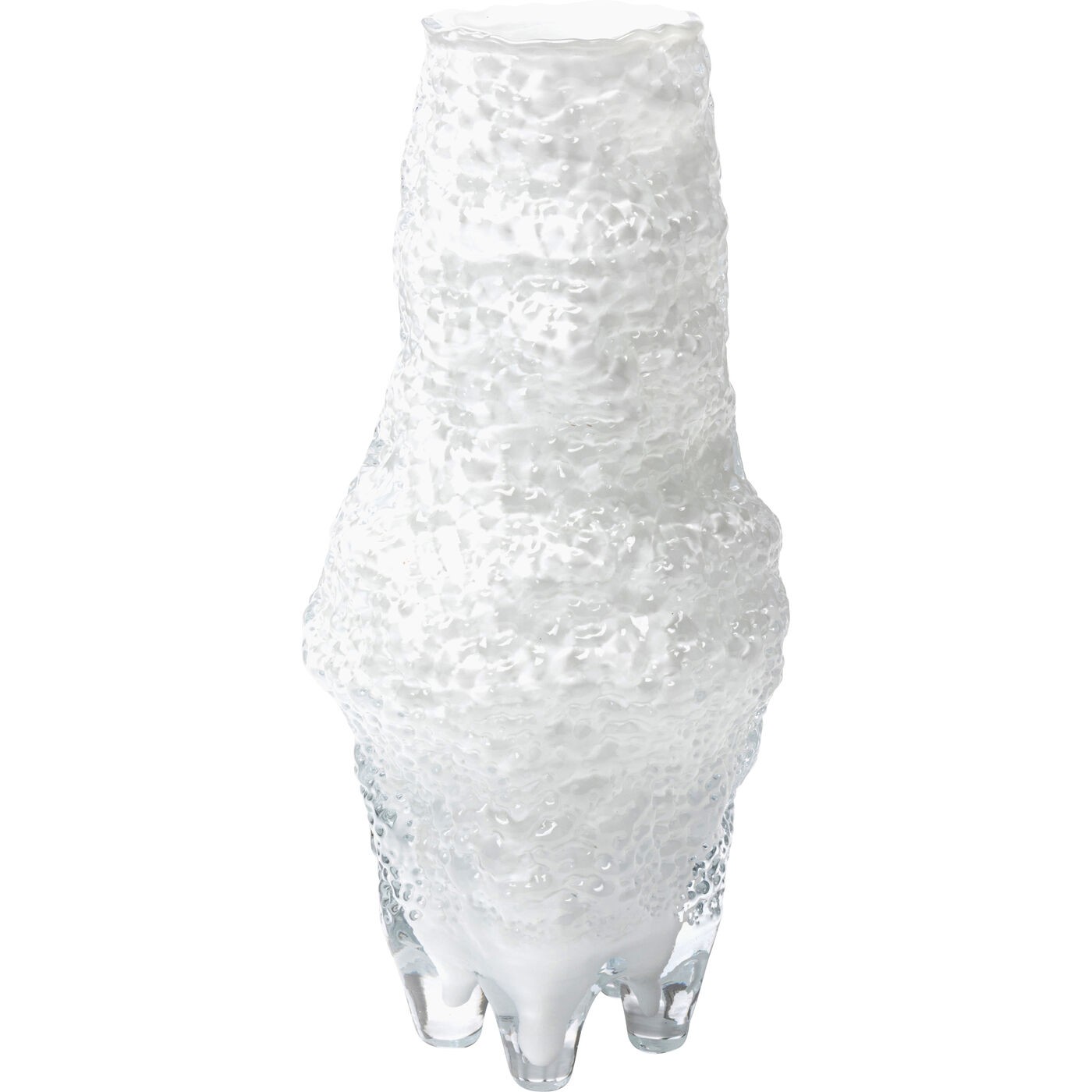 Vase en verre texturé, FROZY, KARE DESIGN
