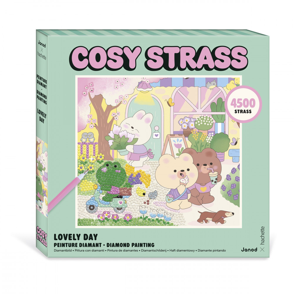 Peinture Diamant Cosy Strass Lovely Day, JANOD