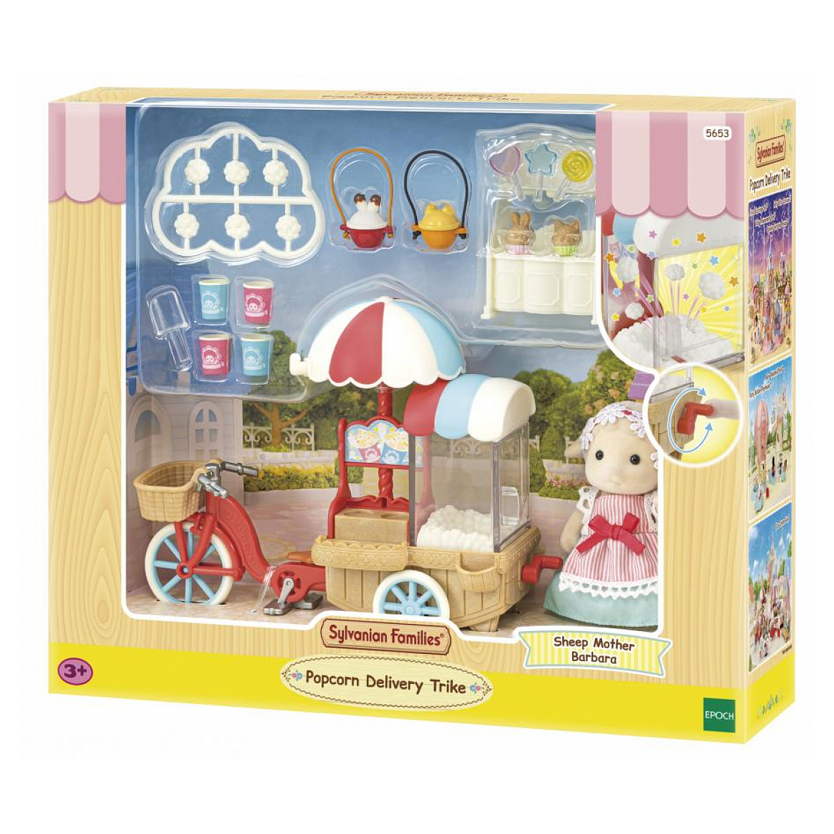 5653 La maman mouton et son stand de popcorn, SYLVANIAN FAMILIES