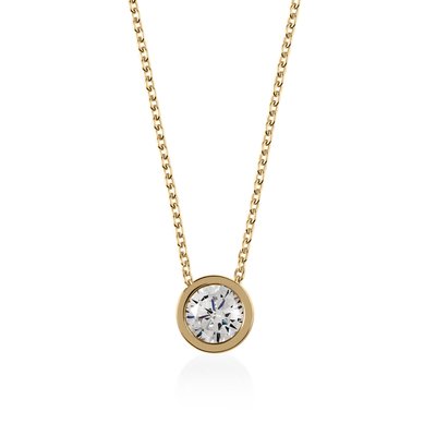 Gold Plated Pendant Necklace with Cubic Zirconia RADLEY LONDON