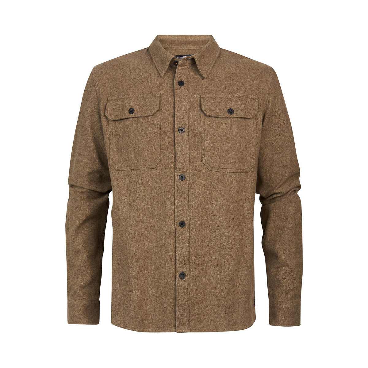 Cotton Long Sleeve Shirt with Breast Pockets