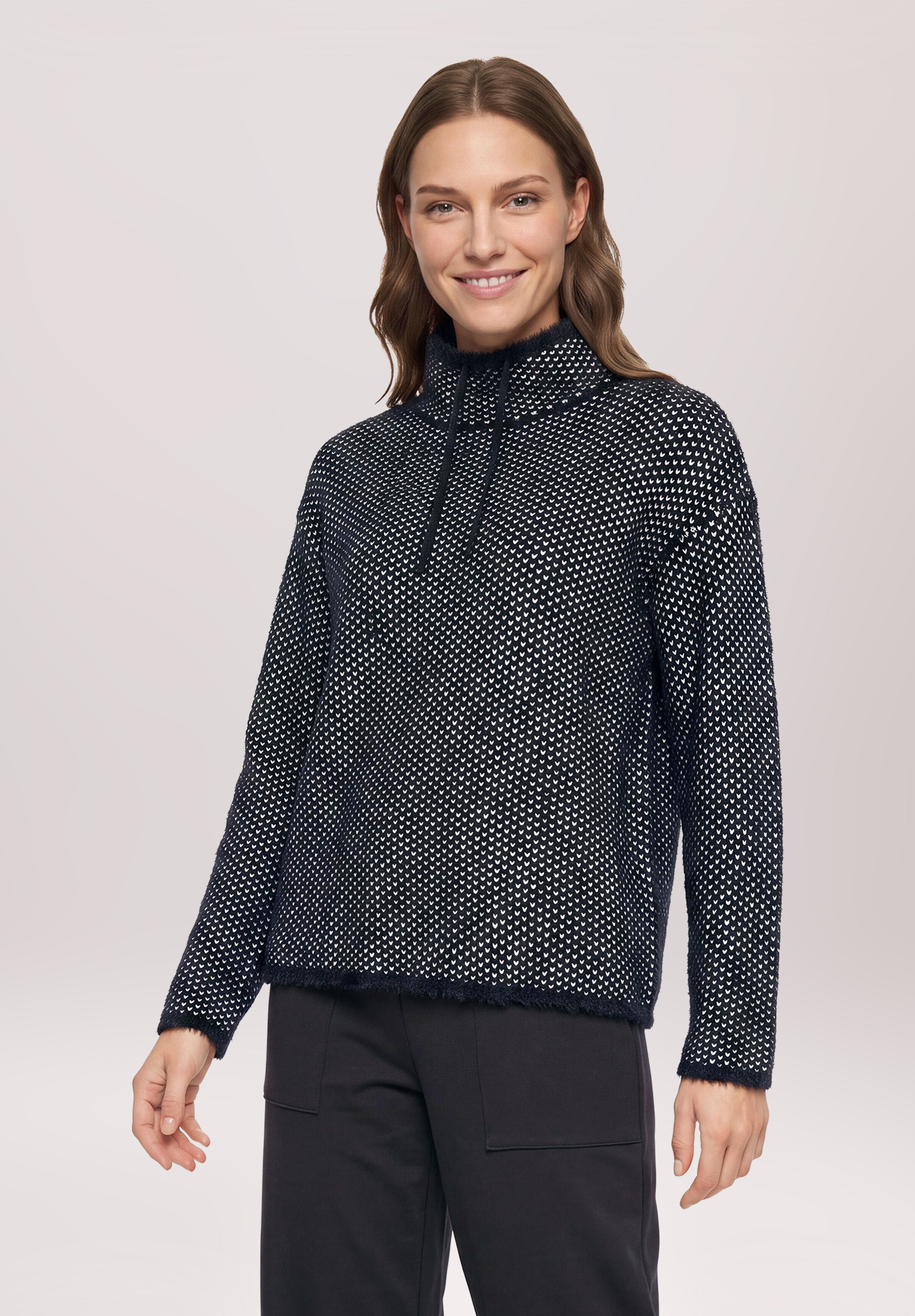 Pull-over en maille à motif jacquard, BETTY BARCLAY