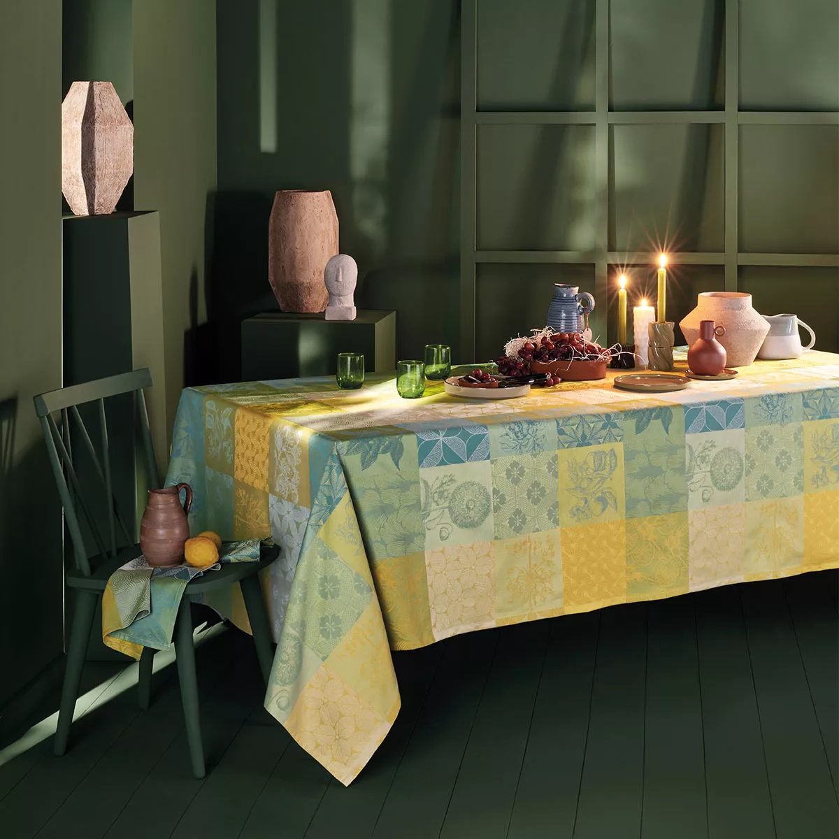 Nappe pur coton enduit MILLE PARFUMS, GARNIER THIEBAUT