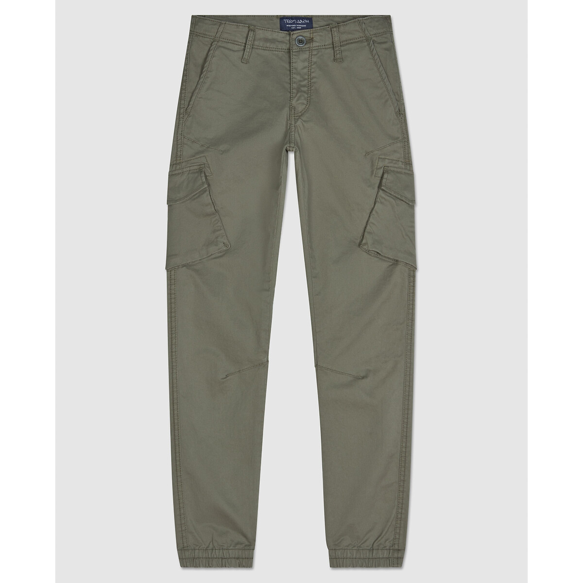 Cotton Skinny Cargo Trousers