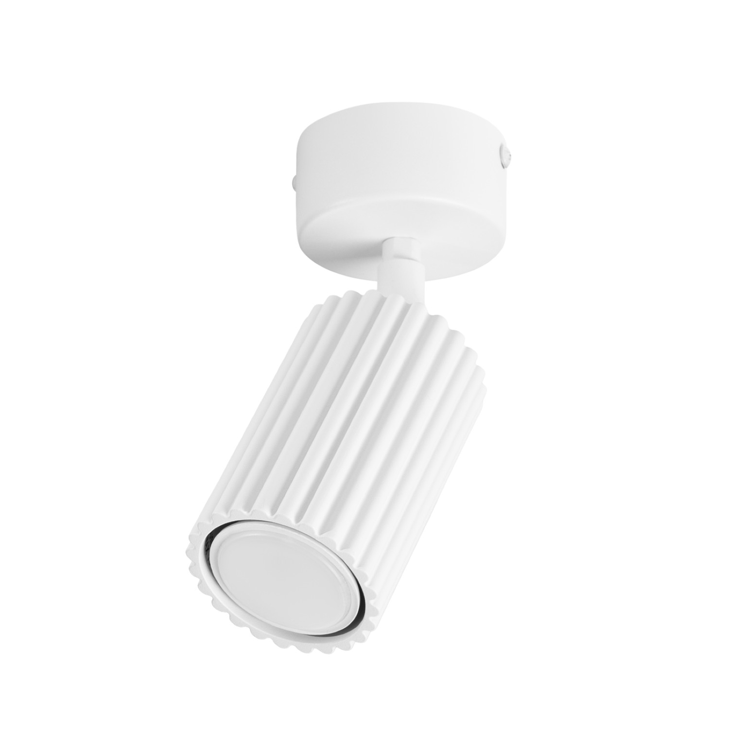 Plafonnier Aluminium Blanc GU10 1 KARBON, EDEN
