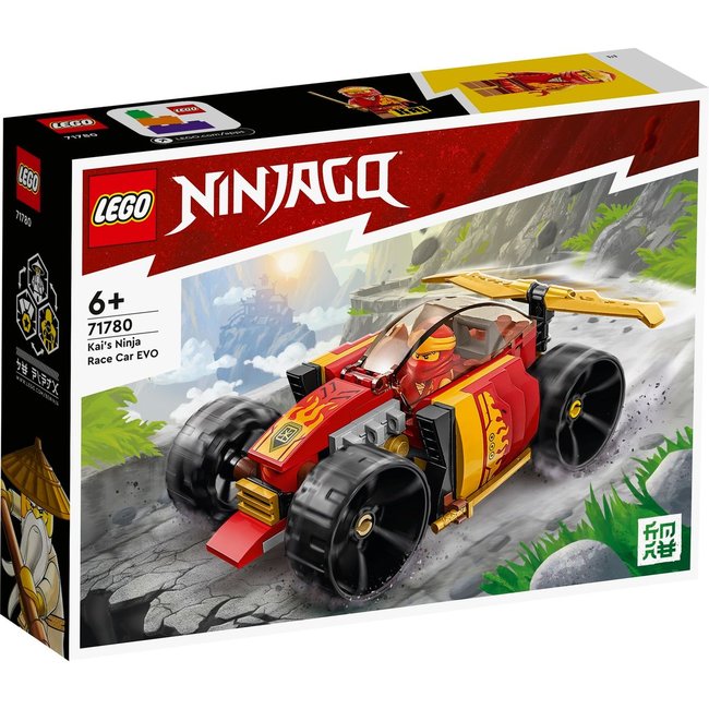 La voiture de course ninja de kai – évolution Lego