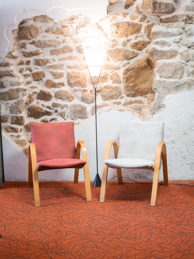 Fauteuil en bois Jakob N°599 - Bon état, DEBONGOUT