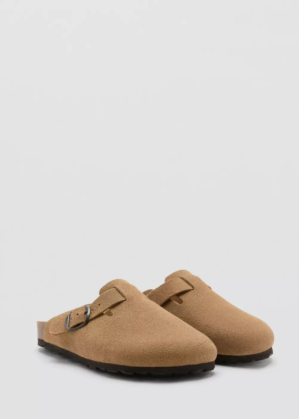 Sabots cuir boucle, MANGO KIDS