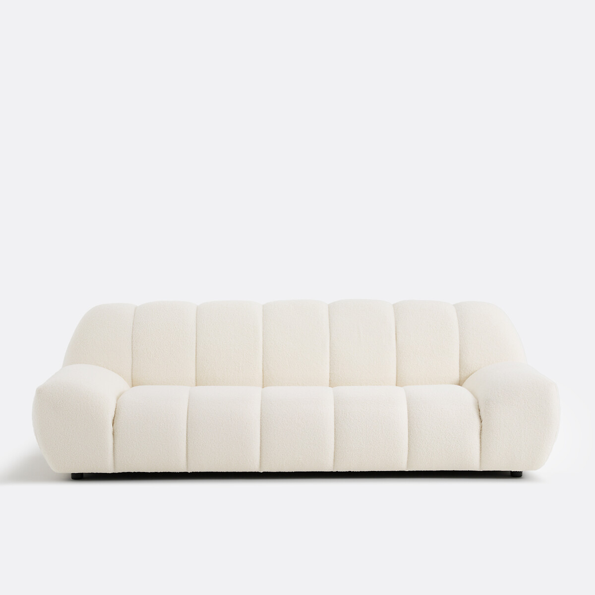 Sofa mit dickem Bouclé-Bezug, 4-Sitzer, Nuria, LA REDOUTE INTERIEURS